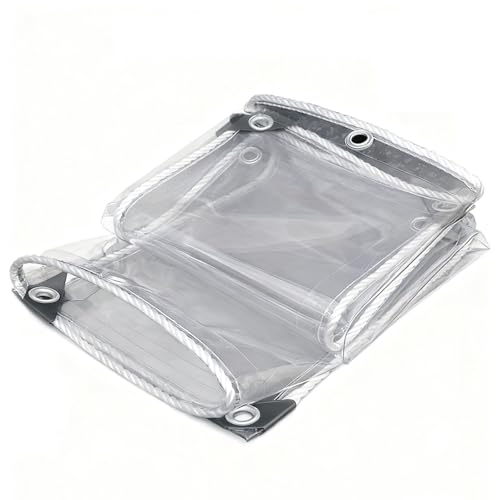 Lona de plástico transparente 60 x 150 cm resistente intemperie PE 2