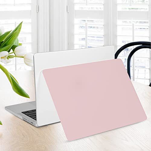 Image of EooCoo Case Compatible for New Apple MacBook Pro 14 inch M5 2026 2025-2021 M4 M3 M2 M1, A3427 A3426 A3434 A3112 A3185 A3401 A2918 A2992 A2779 A2442 Pro /Max, Laptop Plastic Hard Shell Cover, Matte Pink