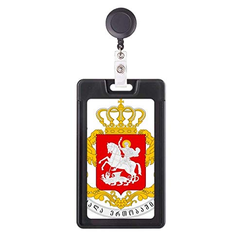 Porte-badge rétractable Georgia National Emblem Country accessoire d'identification