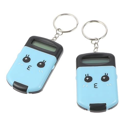 SHINEOFI 2Pcs Portable Mini Calculator for Students Cute Korean Style Pocket Calculating Tool Durable Lightweight Design for Home School and Office Use