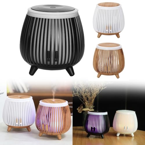 Humidificador y Difusor aromático con luz LED y control táctil miniatura 4