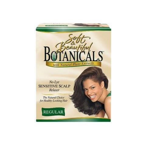 Relaxer/Smoothing Cream Soft & Beautiful Botanicals No-Lye Relaxer  Regular Cover