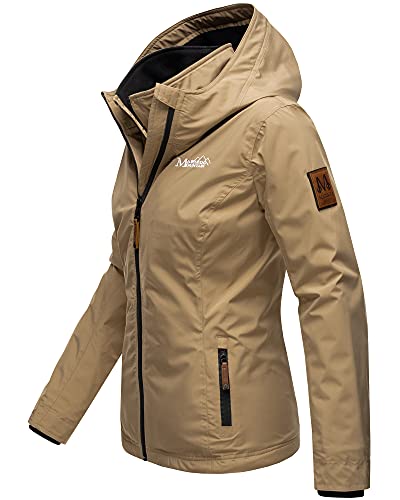 MARIKOO-Damen-Regen-Jacke-Winter-Uebergang-Jacke-Warm-Fleece-Leicht-ERD181