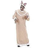 shoperama Böser Wolf Großmutter Herren Kostüm 2-tlg. Rotkäppchens Oma Karneval Märchen, Größe:L