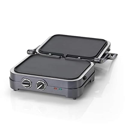 Cuisinart Griddle & Grill | Sandwichtoaster, Paninipresse, Kontaktgrill, elektrische Grillplatte | Abnehmbare Antihaftplatten | Spülmaschinenfest | Gesundes Grillen, weniger Öl | Blau – Bild 5