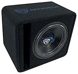 Rockville VS12K52 1400W Peak 12' Car Subwoofer in Vented Enclosure, 2 Ohm, 35Hz Tuned, 88dB Sensitivity, Deep Bass for Car Audio