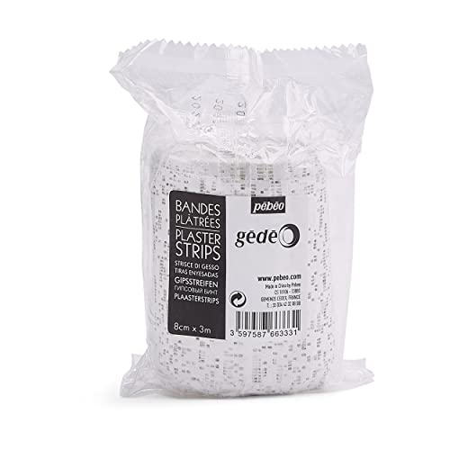 PEBEO Gédéo Plaster Strips, 0.02 x 15.50 x 18.50 cm, White, 8 Count