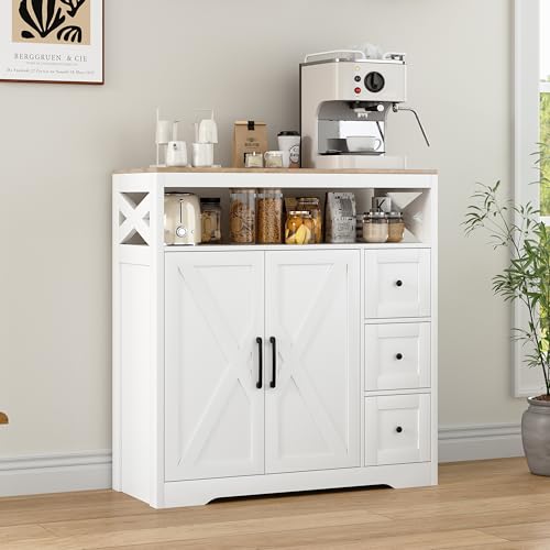 PerGar Cómoda con 3 cajones y 2 puertas