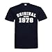 Produktbild MDMA T-Shirt Original Since 1978 N14-mdma-t00494-99 Textil Navy/Motiv Weiss Gr. XL