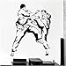 Autocollants muraux en PVC de haute qualité karaté judo arts martiaux compétition fan de sport école dortoir mural 57x69cm