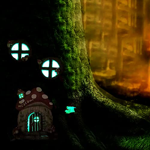 Meyas Miniatura Porta de Jardim de Fadas Gnomos de Jardim Estátuas Ao Ar Livre Decoração de Acessóri