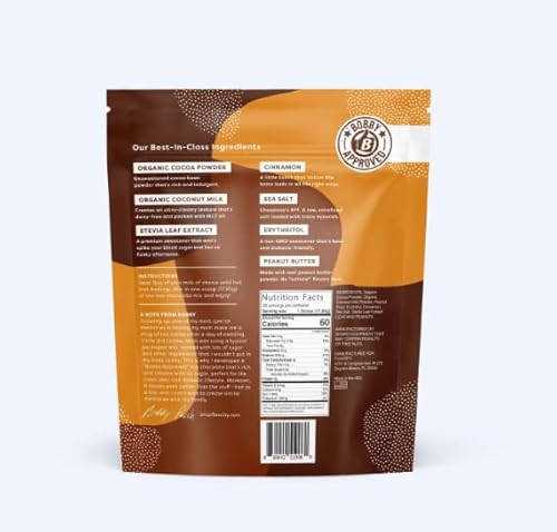 Flavcity Salted Peanut Butter Keto Hot Chocolate — Dairy Free And Sugar Free Cocoa Powder — High Fiber Drink Mix — Low Carb Hot Chocolate — Gifts For Chocolate Lovers (9.4 Oz) #TOP1