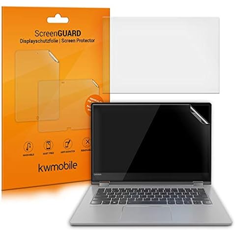 kwmobile Set de 2X láminas Protectoras Compatible con Lenovo Yoga 530 (14") - Protector de Pantalla para portátil - Mate Cover