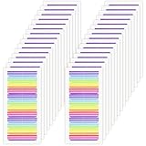 Blulu 360 Pcs Hair Extension Tape Tabs Bulk Double Sided Strong Adhesive Hair Tape in Extension Replacement Wig Strip Waterproof Beauty Tool for Lace Wigs Toupee Hairpiece Supplies(Gradient Color)