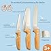 Kibbidea 4 Piezas Set Cuchillo Niños Imagen de Kibbidea 4 Piezas Set Cuchillo Niños
