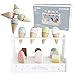 nunukids Wooden Ice Cream Set Wood Ice Cream Toy for Kids 10pc Ice Cream Toys for Toddlers