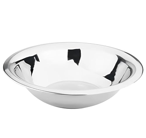 Tigela de Inox Saladeira Grande Bowl Vasilha Bacia 34cm