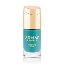 Armaf Beaute Nail Enamel - Ocean Breeze | Nail Polish Top Coat, Intense Glitter, Gel Nail Polish, Long-Lasting Formula, Smooth Finish | 8ml
