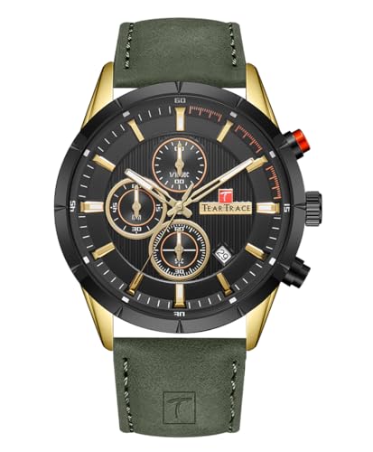 TEARTRACE Mens Watches Analog Waterproof Watches for Men Chronograph Classical Fashion Dress Mens Wrist Watch Relojes para Hombres Christmas Gift for Men Husband Father