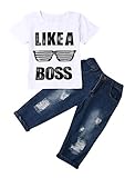 VISGOGO Casual Toddler Kids Baby Boys Tops T-Shirt Camo Pants Outfits Set Clothes 0-3Y (2-3 Years,...