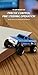 1/36 Scale RC Bigfoot Off-Road Car, 4WD Electric Remote Control Truck with Front & Rear Lights, Mini Full-Proportional RC Crawler Truck for Hobby Adults