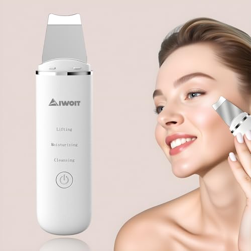 AIWOIT Face Scrubber Skin Spatula, Blackhead Remover Tools, Black Head Remover for Face and Nose, Pore Cleaner for Facial, Deep Cleansing Whitehead Removal Extractor, Skin Care Gifts for Women