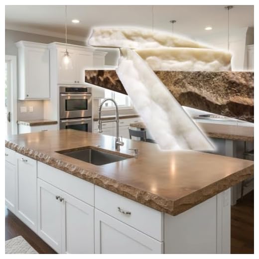 Flexible Rubber Concrete Countertop Forms