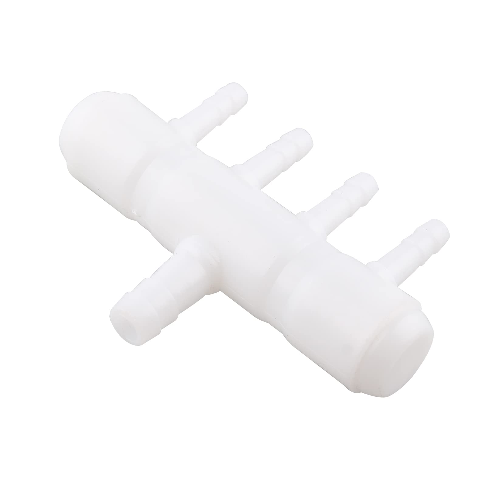 Lot de 2 séparateurs de débit d'air en Plastique pour Aquarium, Bassin, Pompe à air (4 connecteurs)
