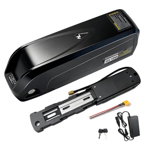 LGNUO 36V 10Ah Ebike Battery, 36V Hailong Lithium Battery with 30A BMS