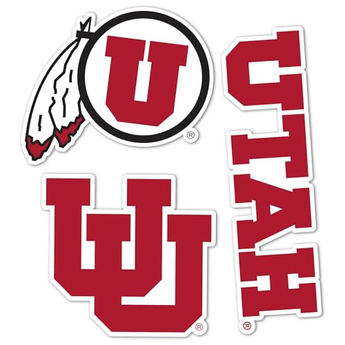 Desert Cactus University of Utah Sticker UT Utes Vinyl Decals Laptop Water Bottle Car Scrapbook T5 (Type 5-1)