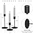 Smtyle Black Candlestick Holders Taper Candle Holder Set of 3 for Mantel Decor, Modern Vintage Farmhouse, Dining Table & Weddings