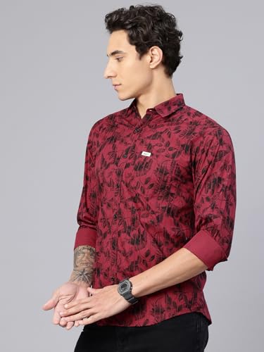 Image of Majestic Man Pure Cotton Printed Trendy & Comfortable Casual Shirt