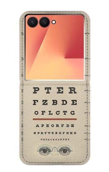 Étui Samsung Galaxy Z Flip 7 poster ophtalmique pour style rétro au café