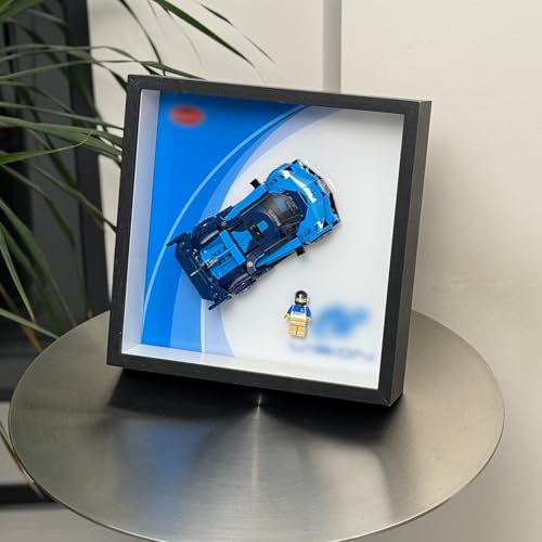 iLuane Display Wallboard for Lego Speed Champions BuildingSet 77253(No Car)