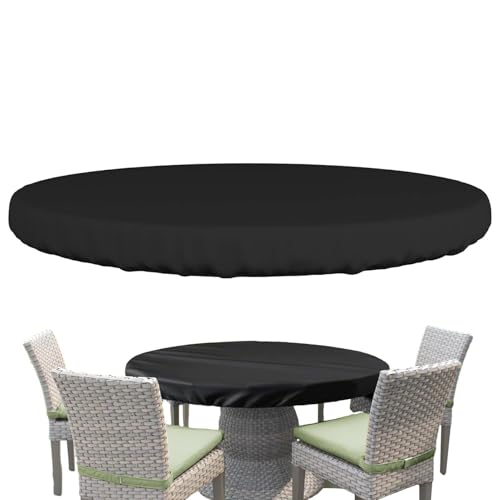 Garden Table Covers Round | Waterproof Anti-UV Oxford Fabric Outdoor Rounds Tabless Coverss - Rounds Tables Top Covers For Outdo