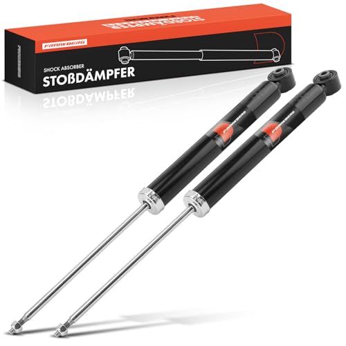 Frankberg 2x Shock Absorber Strut Rear Left Right 650mm Gas pressure Compatible with O.c.t.a.v.i.a III Estate 5E5 5E6 Replace# 5Q0513049FE,3448025