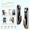BeNtli Smart Digital Fingerprint Lock SHP-DP728 Pull from Outside Home Anti-Theft Door Electronic Password Door Lock, Compatible for Samsung Door Lock