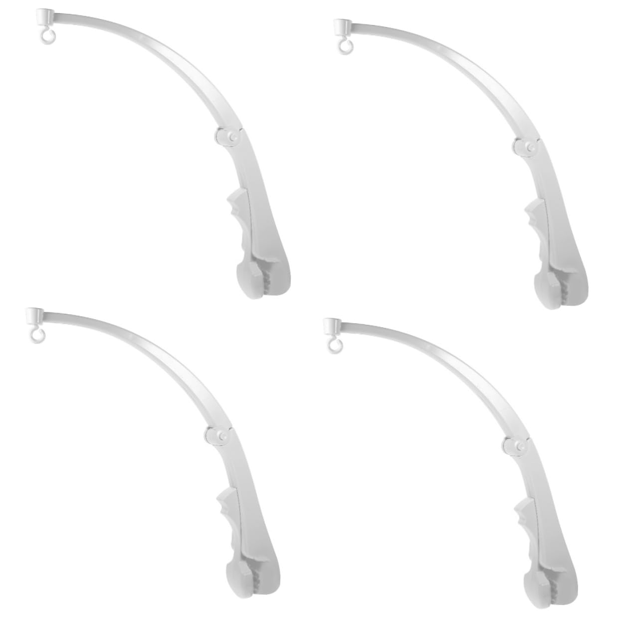 Abaodam 4 Piezas De Soporte para Móvil Campana Musical para Cama Accesorio para Cuna Diseño Extensible
