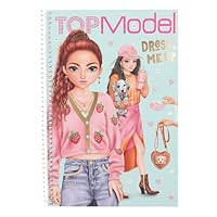 Depesche 13486 TOPModel Dress Me Up - Sticker Book with 20 Pages Pre-Printed Model Motifs to Design Yourself incl. 7 Sticker Sheets