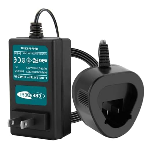Creabest Upgrade 10.8V-12V Li-ion Battery Charger Compatible with Bosch GBA12V30 BAT411 BAT411A BAT412 BAT412A BAT413 BAT413A BAT414 D-70745 BC330 2607336013 26073360 Li-ion Pod Style Battery