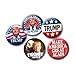 Pack of 5 Donald Trump for President Campaign Buttons 2016