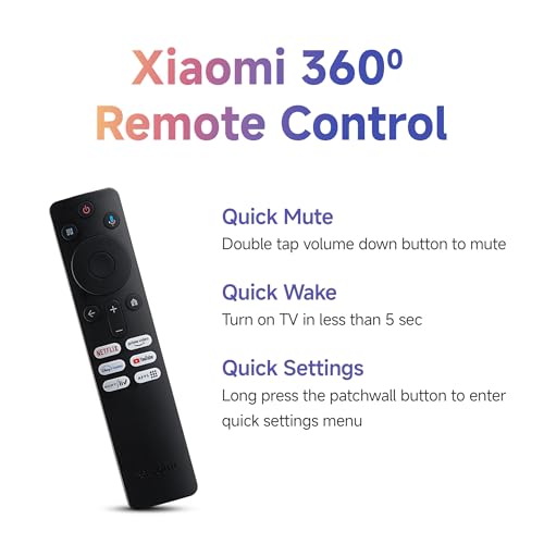 Xiaomi 108 cm (43 inches) A Pro 4K Dolby Vision Smart Google TV L43MA-AUIN (Black) 11 41dbBRd98PL