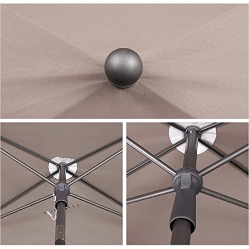 Sonnenschirm Sekey 200 x 125 cm für Balkon und Terrasse