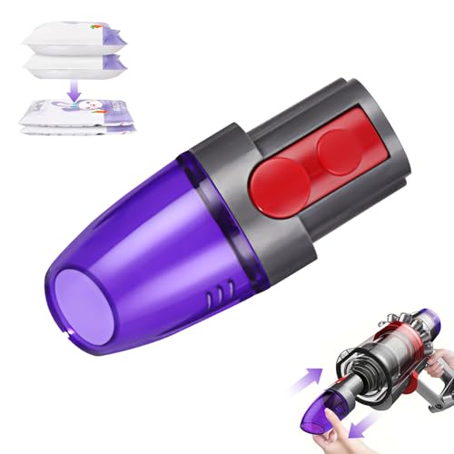 Qixora Vakuum Adapter für Dyson, Vakuum Adapter für Vakuumbeutel für Dyson Staubsauger Saugkopf Max 26mm, Adapter Staubsauger Aufsatz Kompatibel mit Dyson V7 V8 V10 V11 V15 Ideal für Wischaufsatz