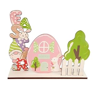 Generisch Oster Holzschild Tischdekoration