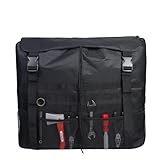 Fabater AUTO -Leder für Leder für Pneumatiker mit Spitzer Tasche, Reifenbeutel mit Großer Naturschutzkapazität für SUVs, Lastwagen und Limousinen (BLACK)