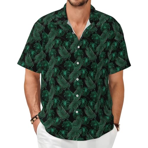Chemise feuilles de bananier homme pour vos terrasses d'été et soirées décontractées