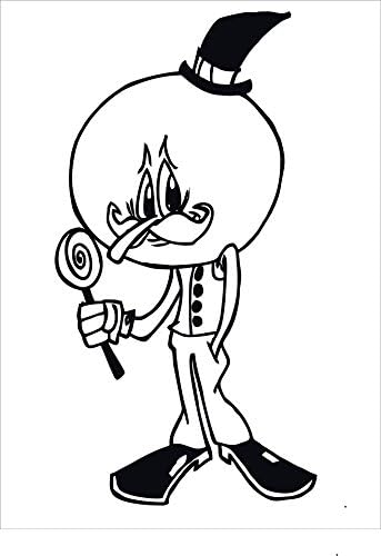 Lolipop Holding Pops Regular Show Anime Car Window Wall Macbook Notebook Laptop Sticker Decal