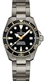Certina, Mens, DS Action Diver 38mm Powermatic 80, Titanium, Swiss Automatic, Watch, Black, Titanium, 19, (C0488074405100)