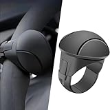 WENINETIES Lenkradknauf für Opel Grandland 2026 2025 2024, Auto Lenkrad Spinner 360° Drehbar Power Handle Ball Lenkhilfe Booster Silikon Schwarz Zubehör